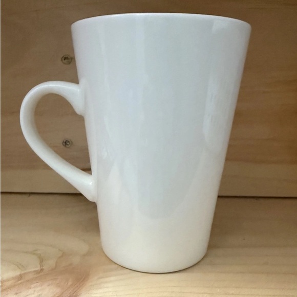 Starbucks Tall Ceramic Coffee Cup Mug 16oz White Black Siren Mermaid Logo 2015 ! - Picture 5 of 5